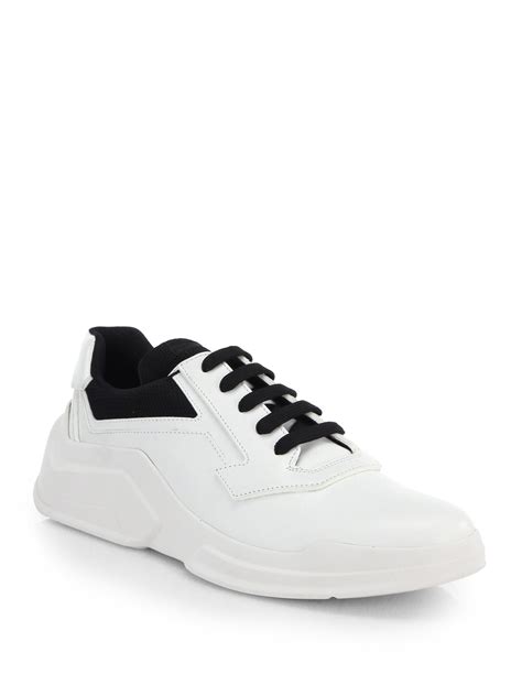 prada beyaz sneakers|prada sneakers for men.